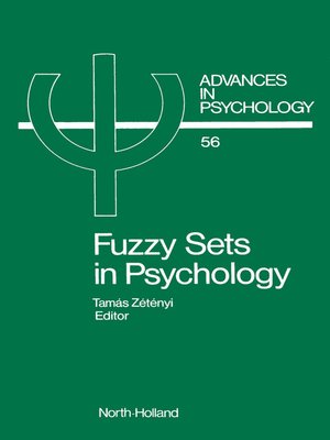 cover image of Fuzzy Sets in Psychology
